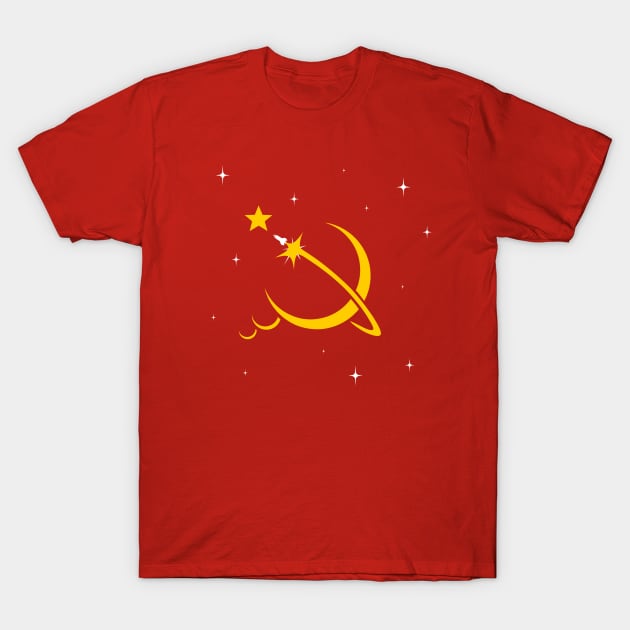 Space Communism T-Shirt by WallHaxx